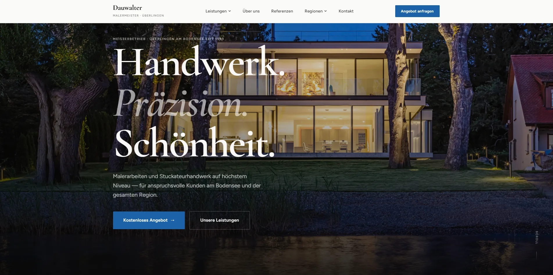 Dauwalter – Website Referenz